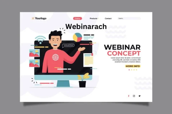 Webinarach